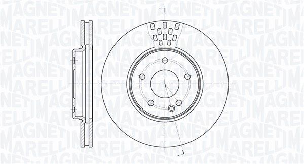 MAGNETI MARELLI stabdžių diskas 361302040404